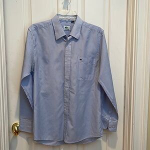 Lacoste 🎈sale🎈blue and white strip shirt